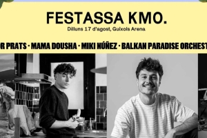 Miki Núñez, Doctor Prats, Mama Dousha, Balkan Paradise Orchesta i un convidat sorpresa, dilluns 17 a Sant Feliu de Guíxols