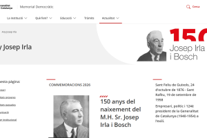 Sant Feliu de Guíxols acull aquest setembre tres actes en homenatge a Josep Irla