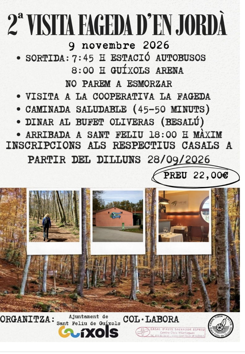2ª VISITA FAGEDA D'EN JORDÀ